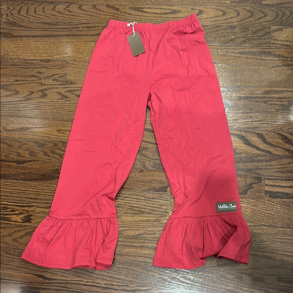 Matilda Jane Kids cranberry Red Ruffle Bottoms